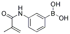 3-(Methacryloylamino)benzeneboronic acid 结构式