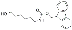 N-(Fluoren-9-ylmethoxycarbonyl)-6-aminohexan-1-ol 结构式