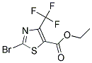 Ethyl 2-bromo-4-(trifluoromethyl)-1,3-thiazole-5-carboxylate 结构式