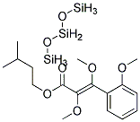 异戊醇三甲氧基肉桂酸酯三硅氧烷 结构式
