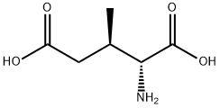 (2R,3R)-3-Methylglutamic acid 结构式