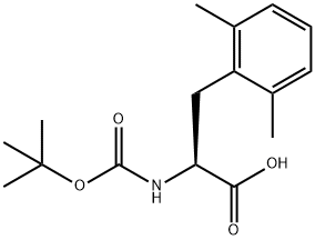 BOC-2,6-DIMETHY-L-PHENYLALANINE 结构式