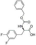 Cbz-3,4-Difluoro-D-Phenylalanine 结构式