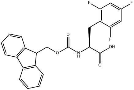 FMOC-2,4,6-TRIFLUORO-L-PHENYLALANINE 结构式