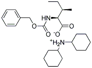 Z-L-allo-isoleucine dicyclohexylamine salt 结构式