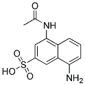 4-acetamido-8-amino-2-naphthalenesulfonic acid 结构式