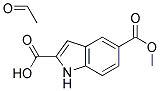 5-甲氧基羧基吲哚-2-羧酸乙酯 结构式