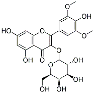 SYRINGETIN-3-GALACTOSIDE(SECONDARY STANDARD) 结构式