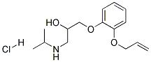 OXPRENOLOL HYDROCHLORIDE MM(CRM STANDARD) 结构式