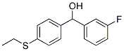 4-(ETHYLTHIO)-3'-FLUOROBENZHYDROL 97% 结构式