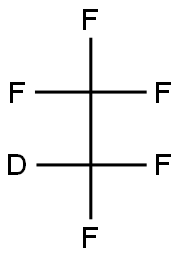 PENTAFLUOROETHANE-D1 (GAS) 97% 结构式