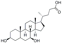 URSODEOXYCHOLIC ACID ASSAY STANDARD BP(CRM STANDARD) 结构式