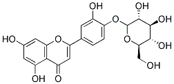 木犀素-4''-葡萄糖甙 结构式