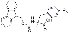 Fmoc-a-methyl-4-methoxy-L-phenylalanine
 结构式