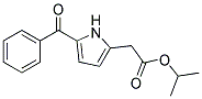 (5-Benzoyl-1H-pyrrol-2-yl)-acetic acid isopropyl ester 结构式