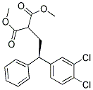 2-[(R)-2-(3,4-Dichloro-phenyl)-2-phenyl-ethyl]-malonic acid dimethyl ester 结构式