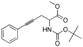 2-TERT-BUTOXYCARBONYLAMINO-5-PHENYL-PENT-4-YNOIC ACID METHYL ESTER 结构式