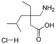 3-AMINOMETHYL-3-ETHYL-5-METHYLHEXANOIC ACID HYDROCHLORIDE 结构式