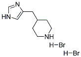 4-(IMIDAZOL-4-YLMETHYL)PIPERIDINE DIHYDROBROMIDE 结构式