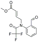 4-[(2-FORMYLPHENYL)-(2,2,2-TRIFLUOROACETYL)AMINO]BUT-2(E)-ENOIC ACID METHYL ESTER 结构式