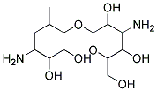 4-AMINO-2-(4-AMINO-2,3-DIHYDROXY-6-METHYL-CYCLOHEXYLOXY)-6-HYDROXYMETHYL-TETRAHYDRO-PYRAN-3,5-DIOL 结构式