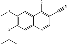 4-CHLORO-7-ISOPROPOXY-6-METHOXY-QUINOLINE-3-CARBONITRILE