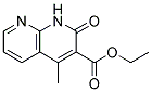 4-METHYL-2-OXO-1,2-DIHYDRO-[1,8]NAPHTHYRIDINE-3-CARBOXYLIC ACID ETHYL ESTER 结构式