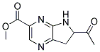 6-ACETYL-6,7-DIHYDRO-5H-PYRROLO[2,3-B]PYRAZINE-3-CARBOXYLIC ACID METHYL ESTER 结构式