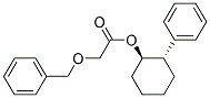 BENZYLOXY-ACETIC ACID (1R,2S)-2-PHENYL-CYCLOHEXYL ESTER 结构式