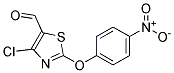 4-Chloro-2-(4-nitrophenoxy)-5-thiazolecarboxaldehyde 结构式