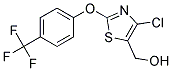 4-CHLORO-2-[4-(TRIFLUOROMETHYL)PHENOXY]-5-THIAZOLEMETHANOL 结构式