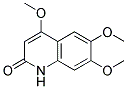 4,6,7-TRIMETHOXY-1H-QUINOLIN-2-ONE 结构式