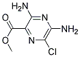 6-Chloro-3,5-Diaminopyrazine-2-Carboxylic Acid Methyl Ester 结构式
