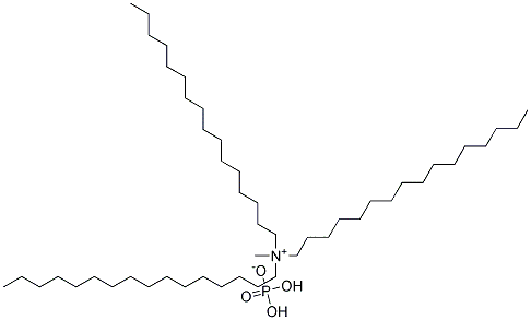 三-十六烷基甲基磷酸铵 结构式