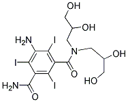 5-Amino-2,4,6-tri iodo-N,N-Bis(2,3-Dihydroxy Propyl) Iso phthalamide 结构式