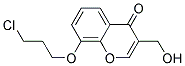 8-(3-Chloro Propyloxy)-4-Oxo-4h-1-Benzopyran-3-Methanol 结构式