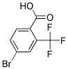 4-Bromo-2-(trfluoromethyl)benzoic acid 结构式