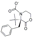 tert-Butyl(S)-(-)benzyl-2-oxo-4-morpholinecarboxylate 结构式