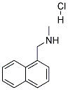 N-Methyl-1-Nephthalenemethylaminehydrochloride 结构式