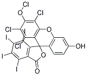 TETRACHLOROTETRAIODOFLUORESCEIN 结构式