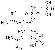 S-METHYLISOTHIOURONIUM SULPHATE, (S-METHYLTHIOUREA SULPHATE; 2-METHYL-2-THIOPSEUDOUREA SULPHATE) 结构式