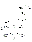 P-ACETAMIDOPHENYL BETA-D-GLUCURONIDE 结构式