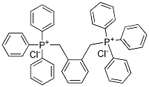 O-XYLYLENEBIS-(TRIPHENYLPHOSPHONIUM CHLORIDE) 结构式