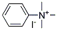N-PHENYL-N,N,N-TRIMETHYLAMMONIUM IODIDE 结构式