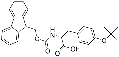 N-FMOC-O-T-BUTYL-D-TYROSINE 结构式