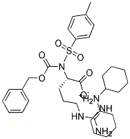 N-CBZ-N-TOSYL-L-ARGININE DICYCLOHEXYLAMMONIUM SALT 结构式