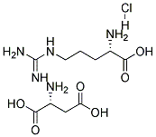 L-ARGININE (HYDROCHLORID, ASPARTATE) 结构式