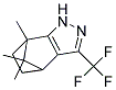 L-4,5,6,7-TETRAHYDRO-3-TRIFLUOROMETHYL-7,8,8-TRIMETHYL-1H-4,7-(METHANO)INDAZOLE 结构式