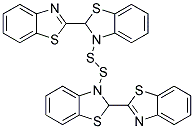 DIBENZOTHIAZYL DISULPHIDE 结构式