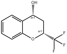 CIS-2-TRIFLUOROMETHYL-CHROMAN-4-OL 结构式